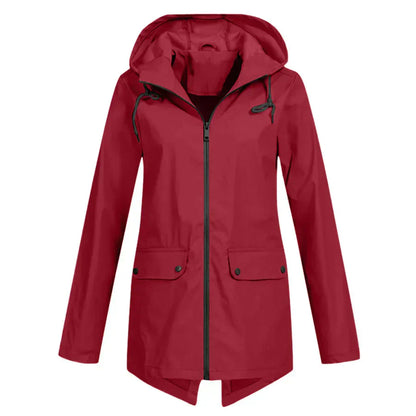 JO | Waterproof jacket with zipper for women