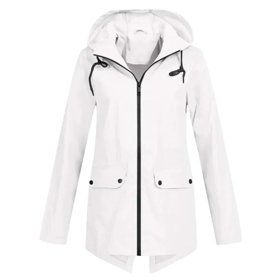 JO | Waterproof jacket with zipper for women
