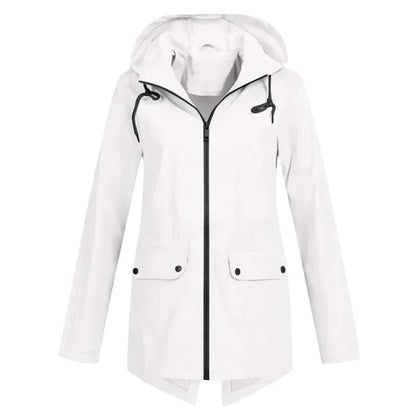 JO | Waterproof jacket with zipper for women