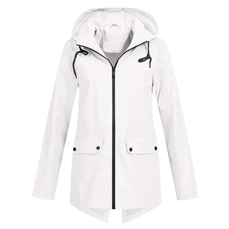 JO | Waterproof jacket with zipper for women