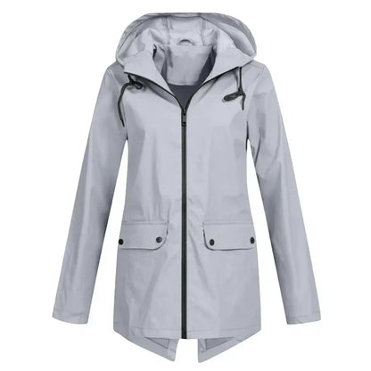 JO | Waterproof jacket with zipper for women