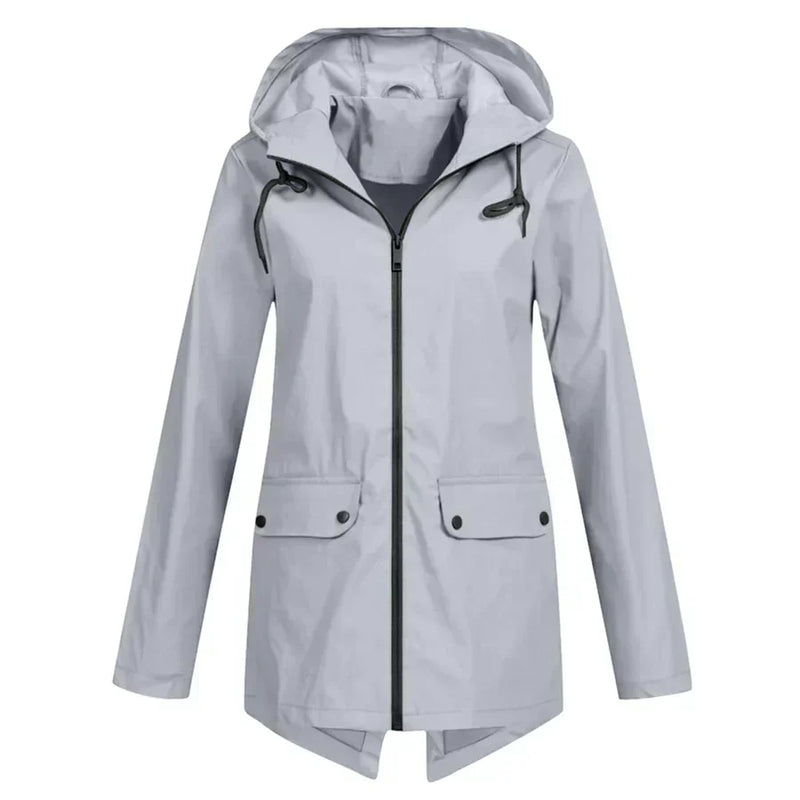 JO | Waterproof jacket with zipper for women