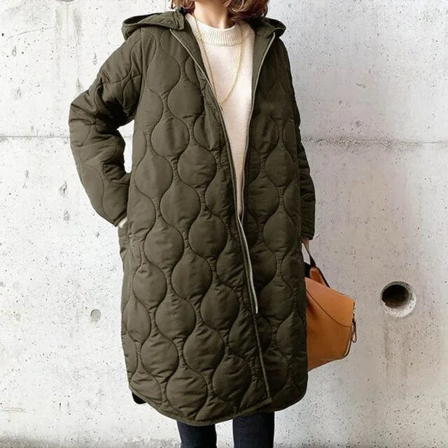 JO | New Casual Parka jacket with hood in Argyle