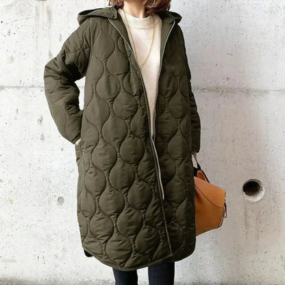 KS | Quilted coat with hood