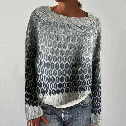 JO | Gray sweater with details