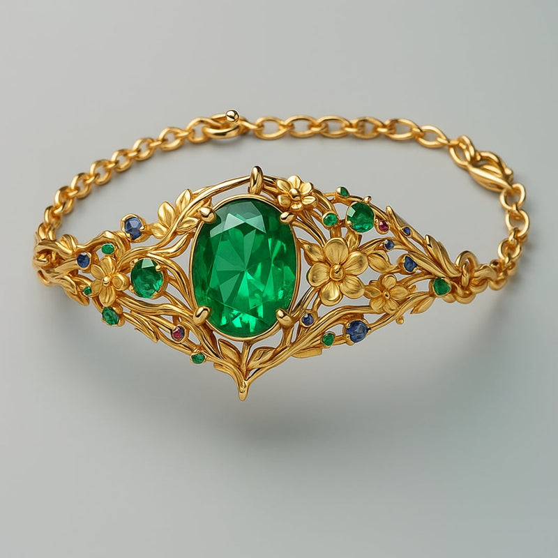 Vintage Handmade Gold Bracelet
