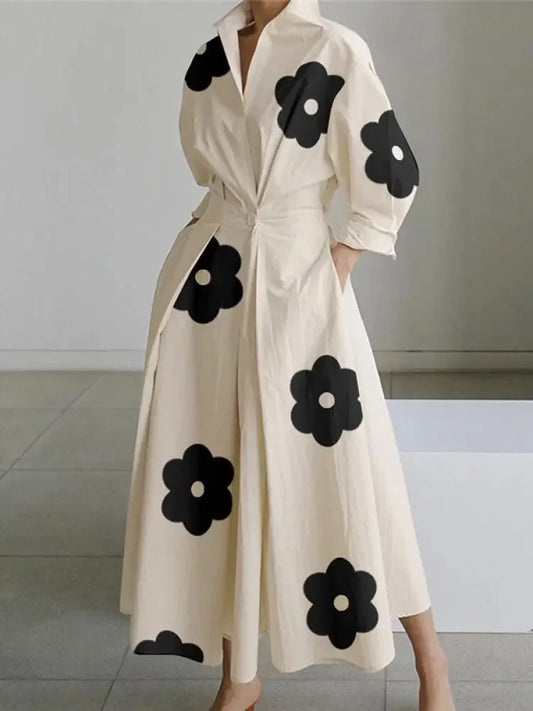 KS | Maxi dress with bold print