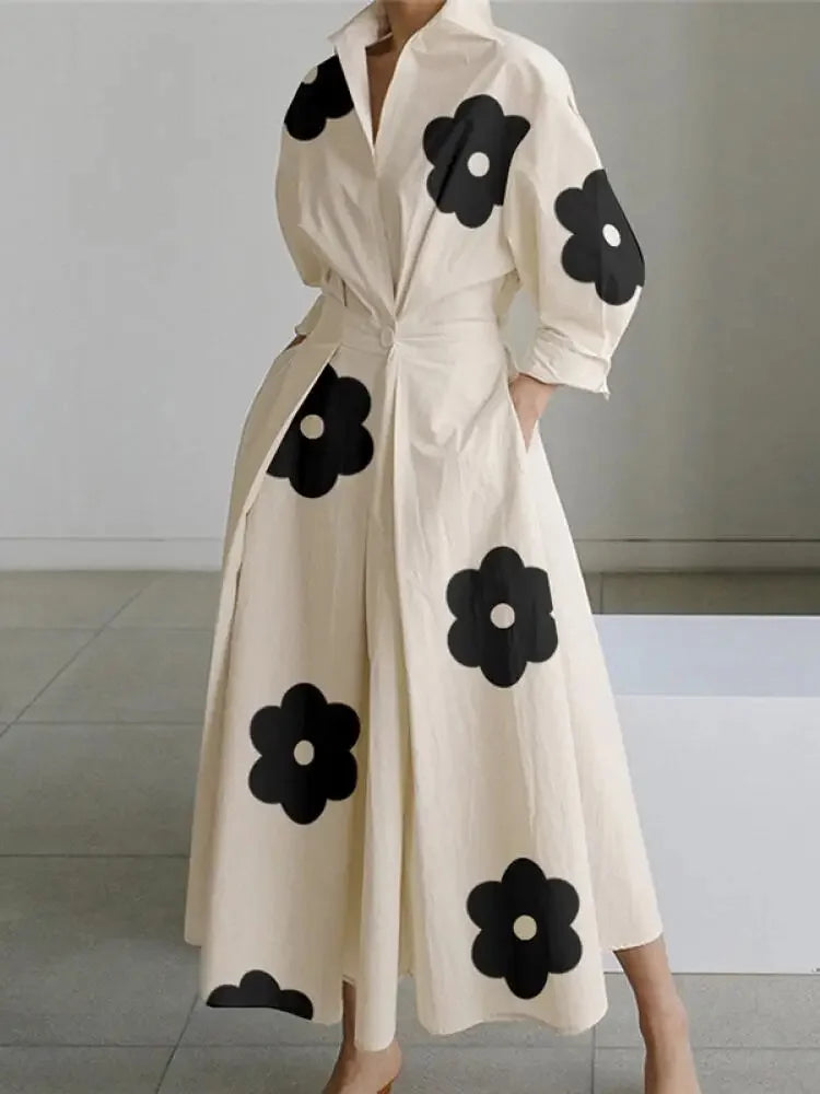 KS | Maxi dress with bold print