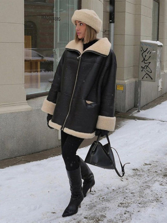 JO | Elegant warm fur coat