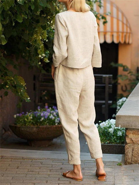 KS | Elegant, colorful 2-piece summer set