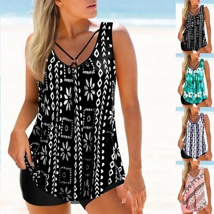 KS | Elegant printed swimsuit