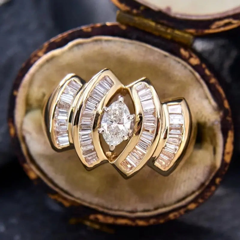 Vintage Handmade Gold Ring