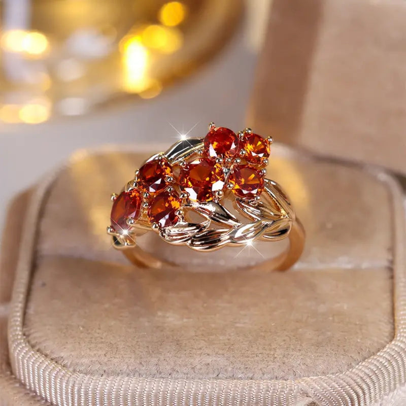 Delicate Artisan Gold Ring