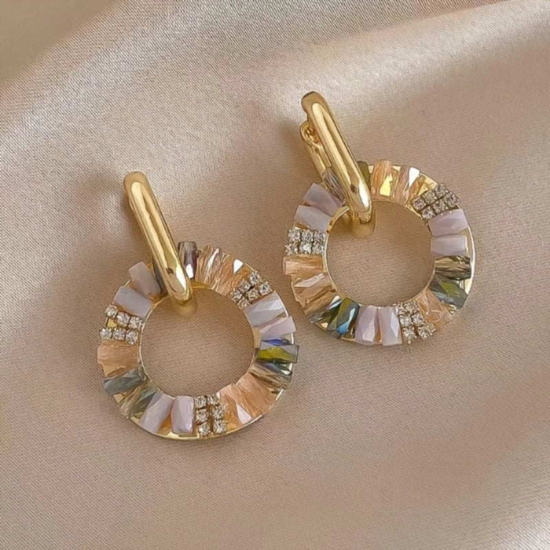 Vintage Handmade Gold Earring