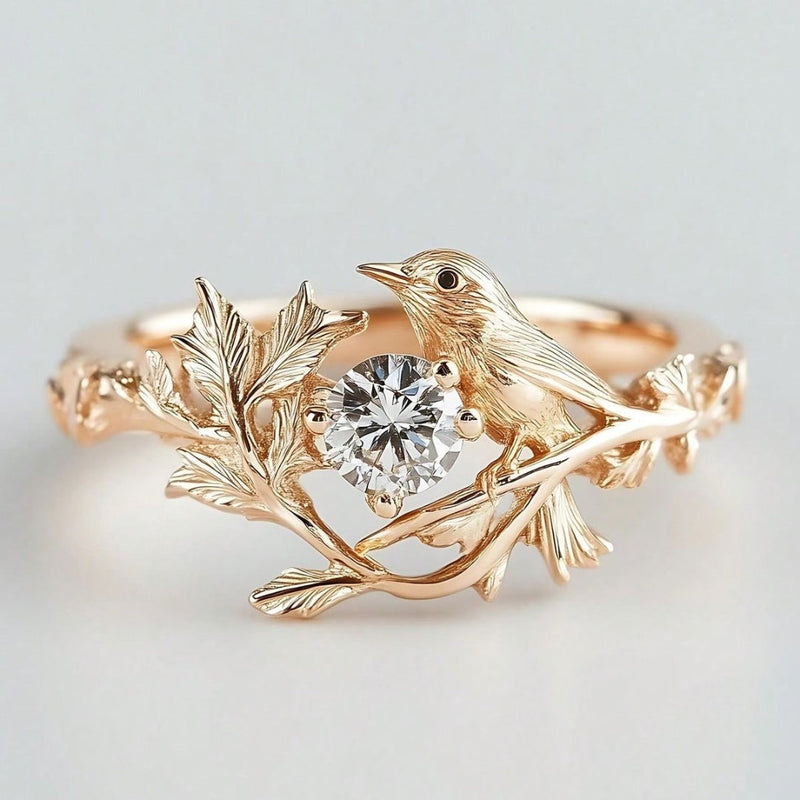 Romantic Gold Ring for Special Moments