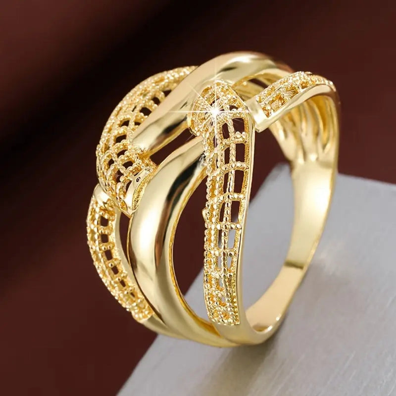 Romantic Gold Ring for Special Moments