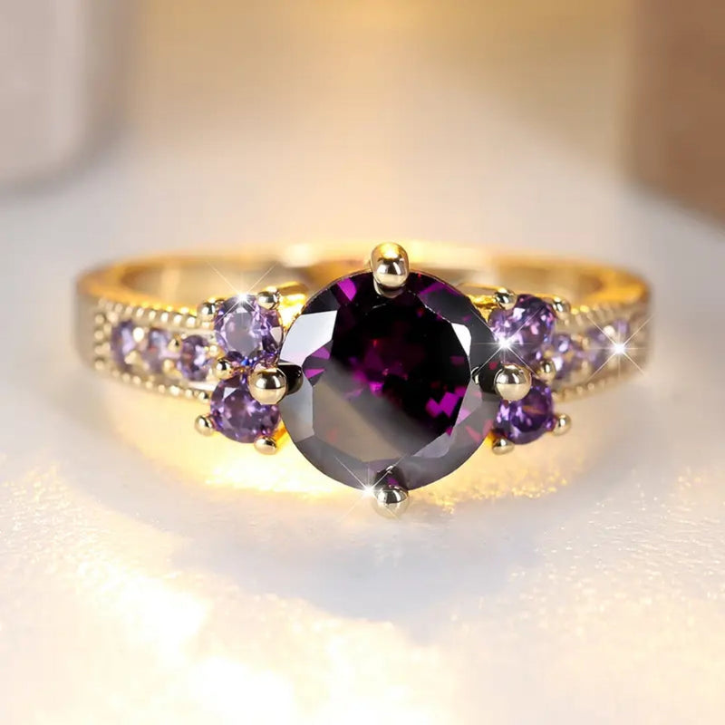 Delicate Artisan Gold Ring