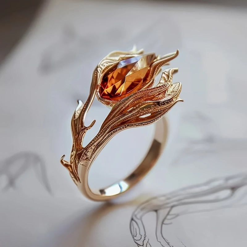 Romantic Gold Ring for Special Moments