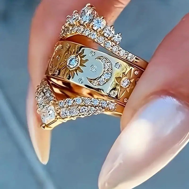 Delicate Artisan Gold Ring