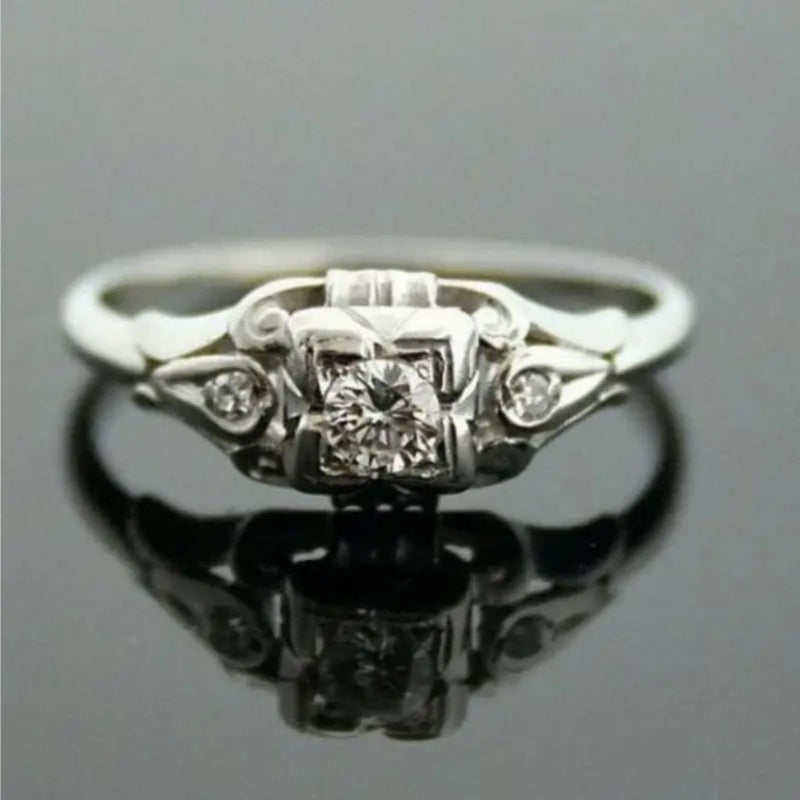 Romantic Silver Ring for Special Moments