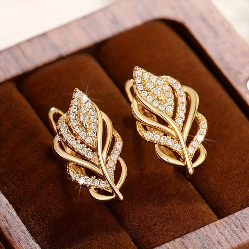 Beautiful Gold Earring with Unique Style