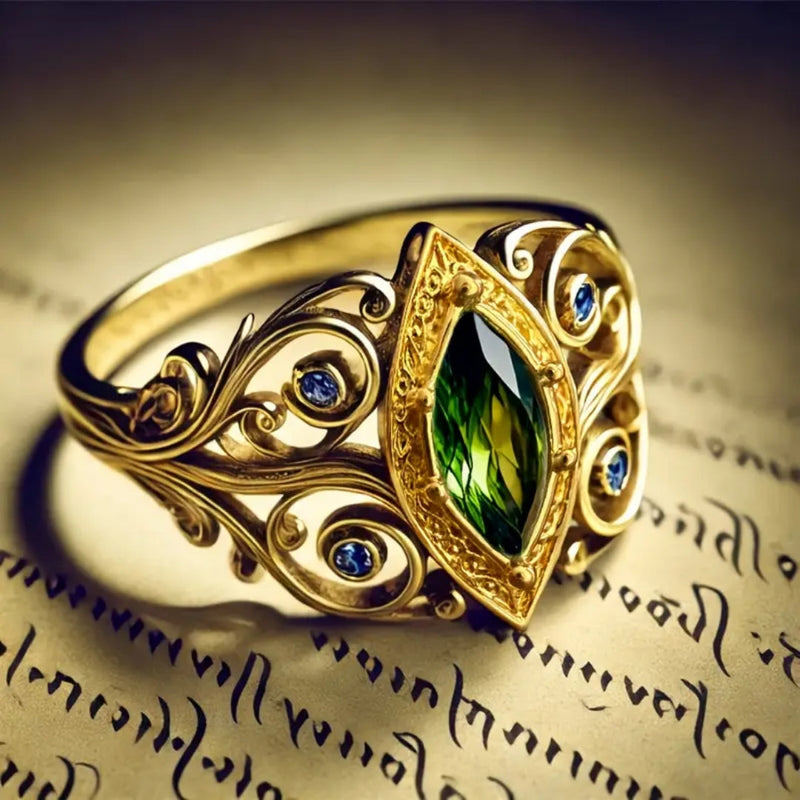 Romantic Gold Ring for Special Moments