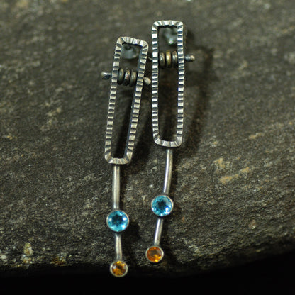 Vintage Handmade Silver Earring