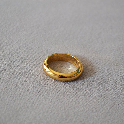 Delicate Artisan Gold Ring