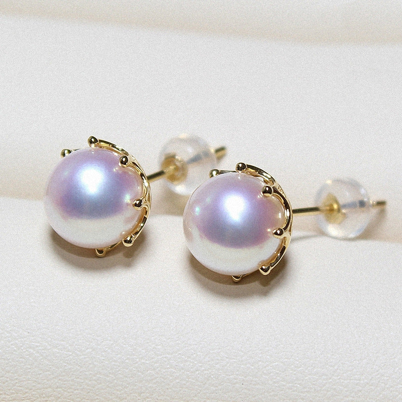 Delicate Artisan Pearl Earring