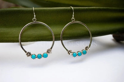 Vintage Handmade Silver Earring