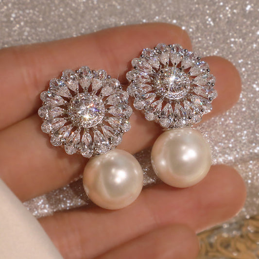 Delicate Artisan Pearl Earring