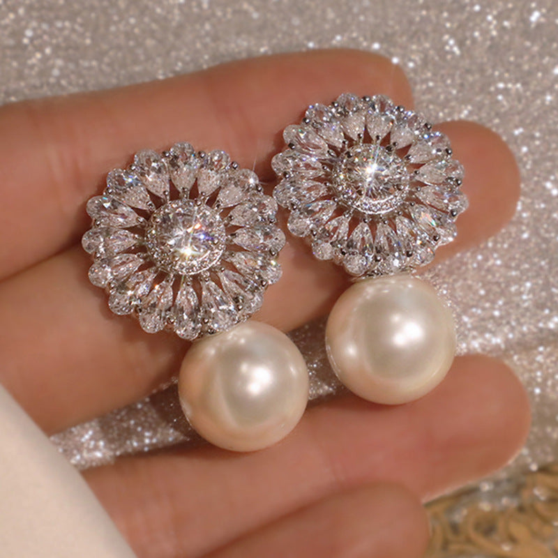 Delicate Artisan Pearl Earring