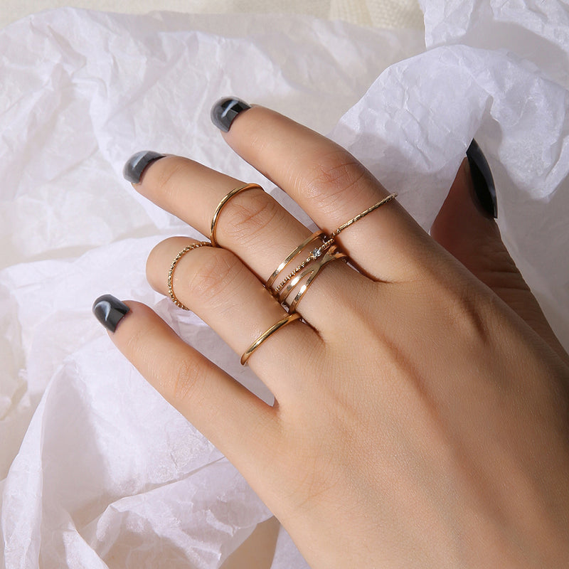 Delicate Artisan Gold Ring