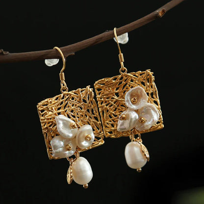 Beautiful Pearl Earring with Unique Style