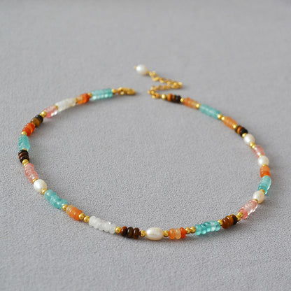 Delicate Artisan Pearl Necklace