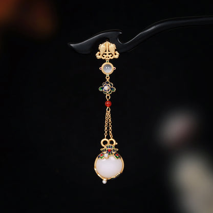 Delicate Artisan Gold Pendant