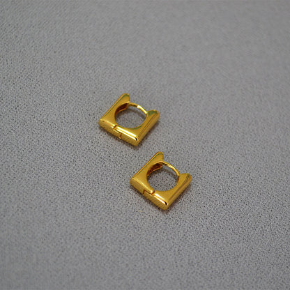 Vintage Handmade Gold Earring