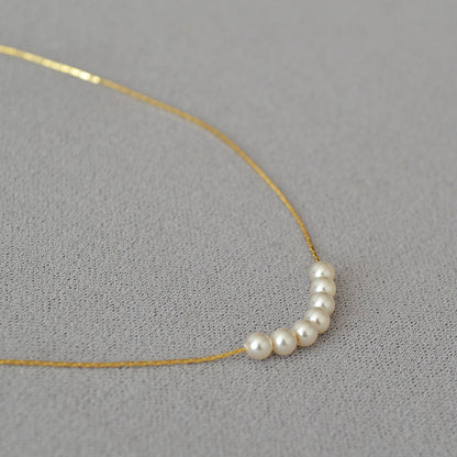 Vintage Handmade Gold Necklace