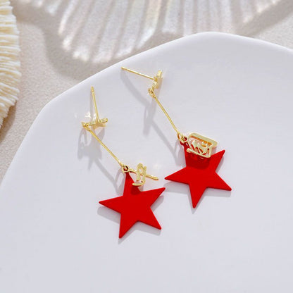 Vintage Handmade Gold Earring