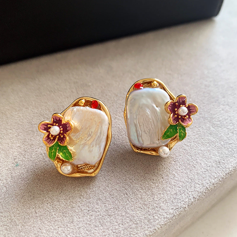 Vintage Handmade Pearl Earring