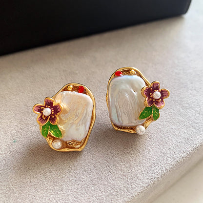 Vintage Handmade Pearl Earring