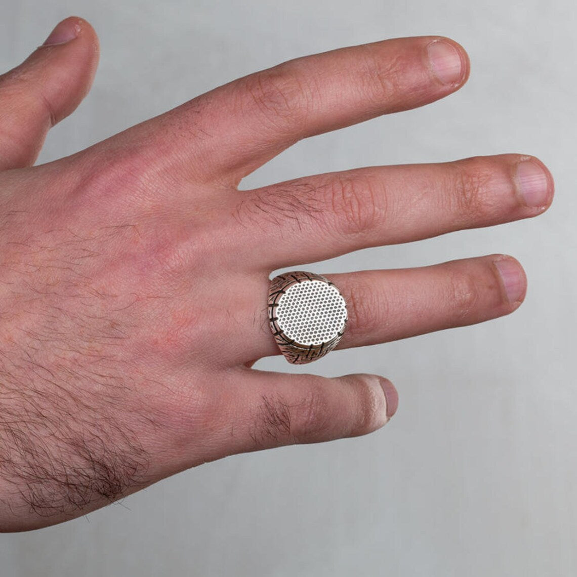 Delicate Artisan Silver Ring