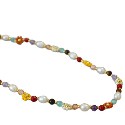 Delicate Artisan Pearl Necklace