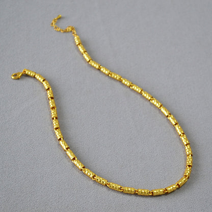 Delicate Artisan Gold Necklace