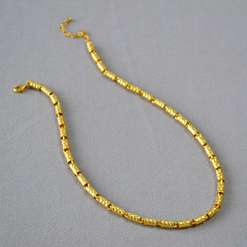 Delicate Artisan Gold Necklace
