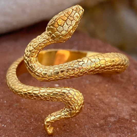 Delicate Artisan Gold Ring