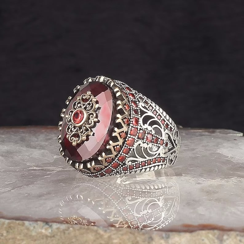 Beautiful Silver Ring with Unique Style