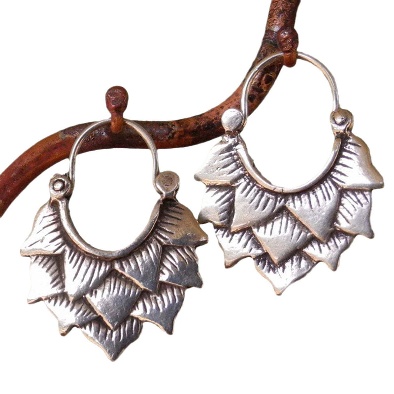 Beautiful Silver Earring with Unique Style