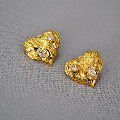 Vintage Handmade Silver Earring
