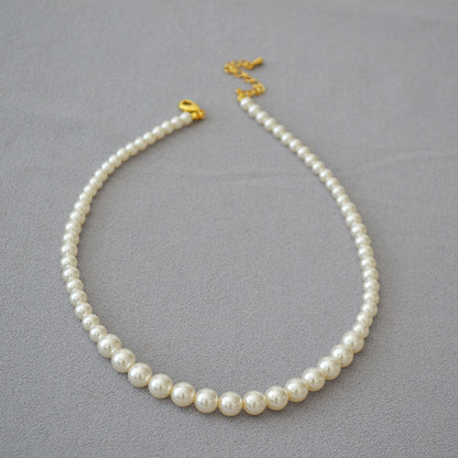 Delicate Artisan Pearl Necklace